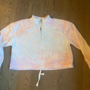 Steve Madden tie dye quarter zip